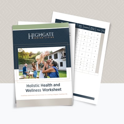 Holistic Health and Wellness Worksheet