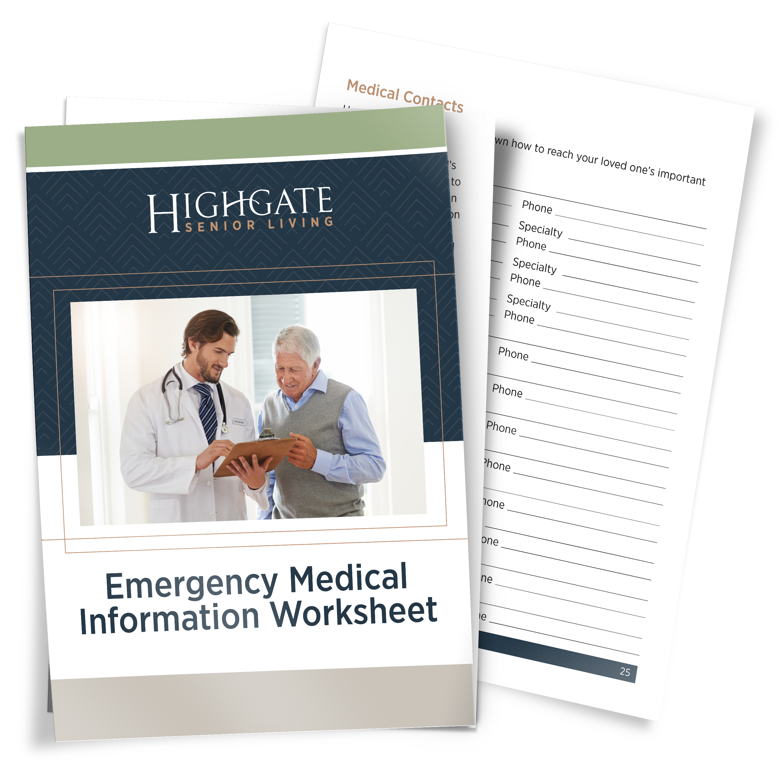 Emergency Medical Information Worksheet