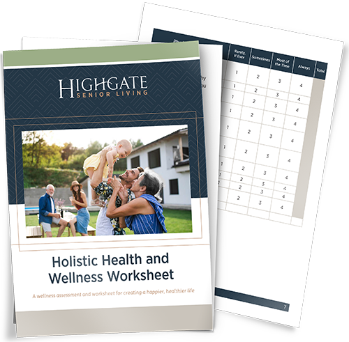 Holistic Health and Wellness Worksheet
